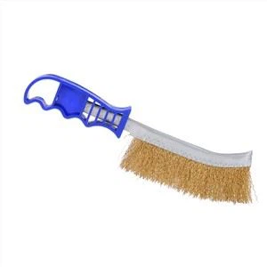 황동 크림프 컵 브러시