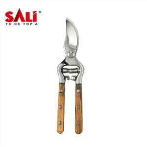 나무 손잡이 pruner 8 인치