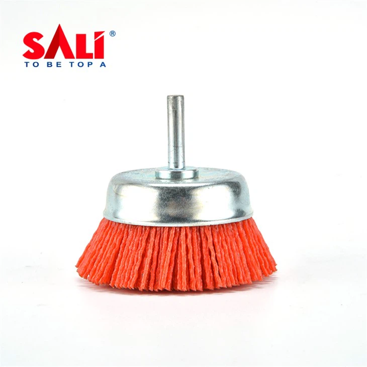 Nylon Wire Cup Brush With Shank